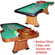 Roulette Table - Full Size Authentic Casino Style!